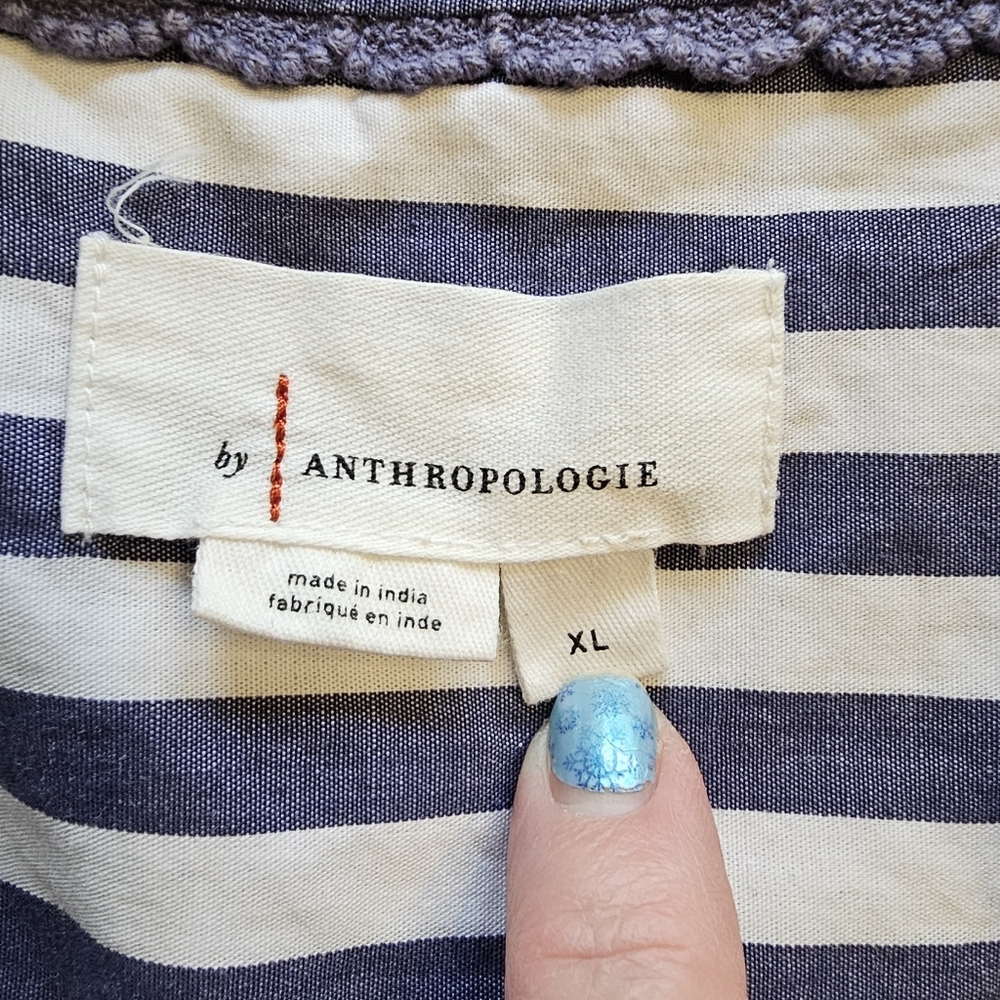 Anthropologie The Darcey Popover Swing Top XL - Picture 3 of 11